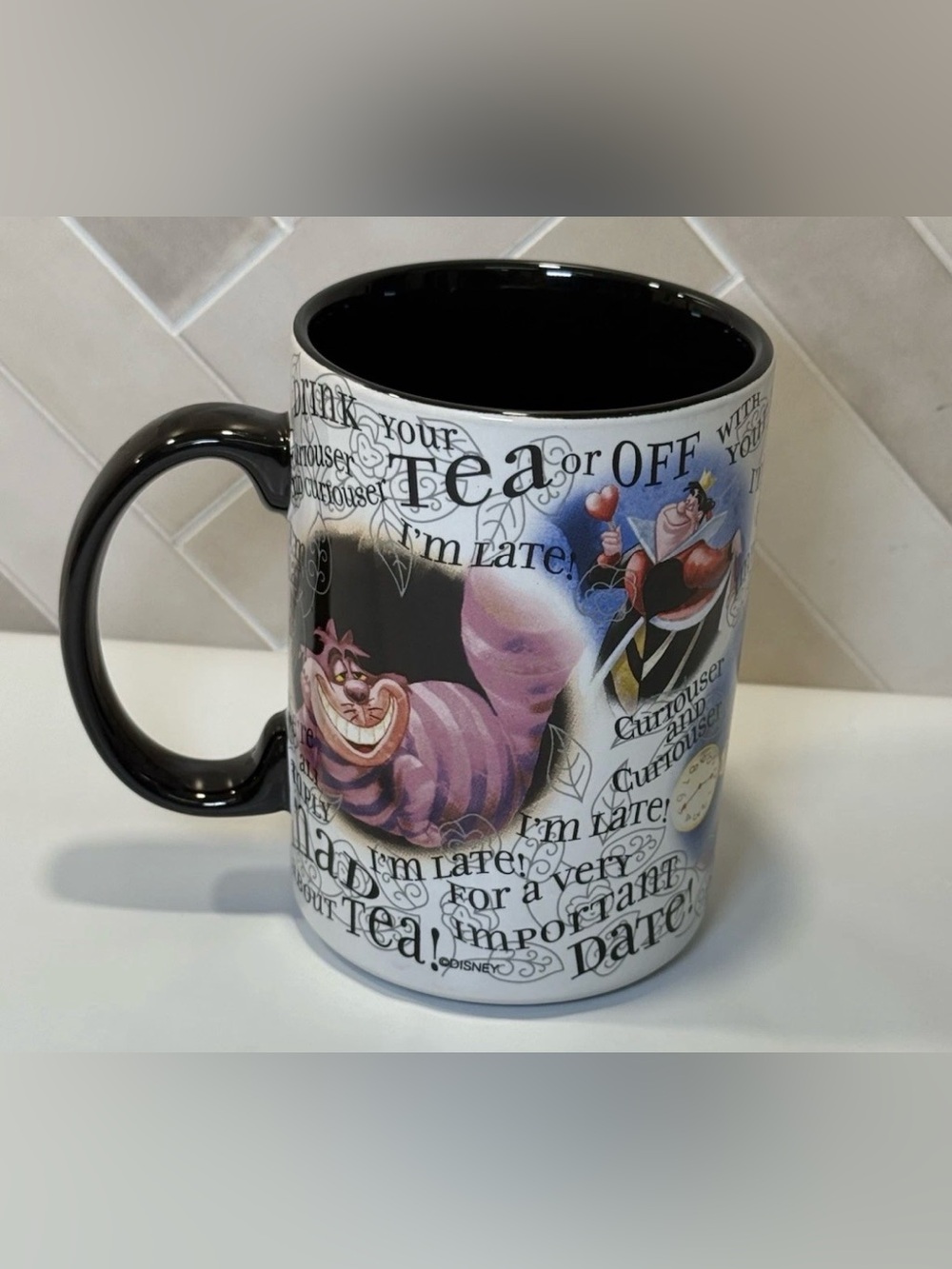 Disney Parks Alice in Wonderland I'm Late
Ceramic Coffee Mug Mad Hatter - Picture 2 of 6